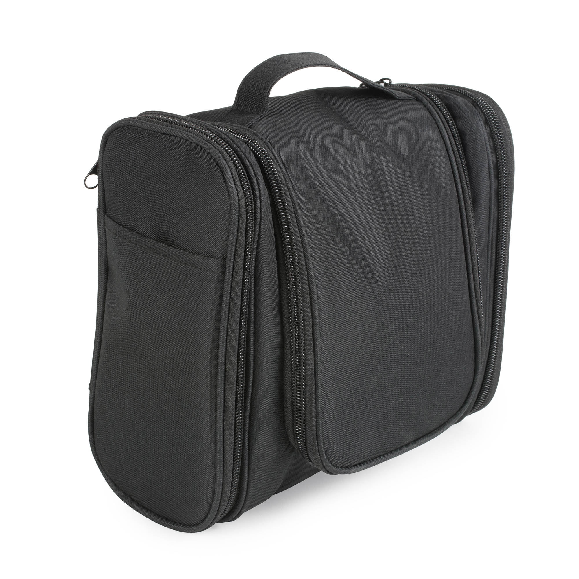 Travel Hanging Toiletry Bag for Men & Women, Perfect for Cosmetics, Makeup, Toiletry Organizer, Shaving Kit, and Large Essentials - Black