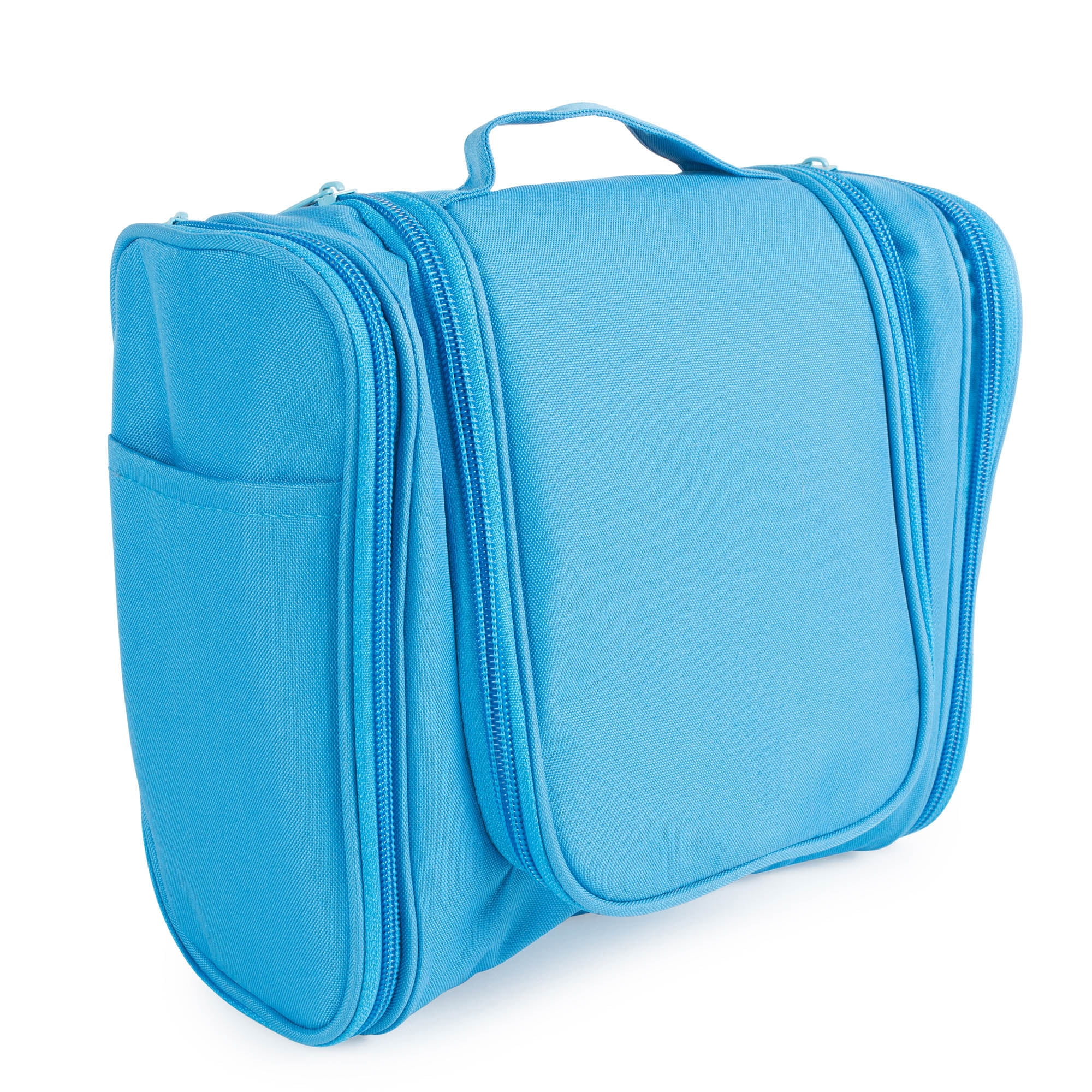 Travel Hanging Toiletry Bag for Men & Women, Perfect for Cosmetics, Makeup, Toiletry Organizer, Shaving Kit, and Large Essentials - Blue