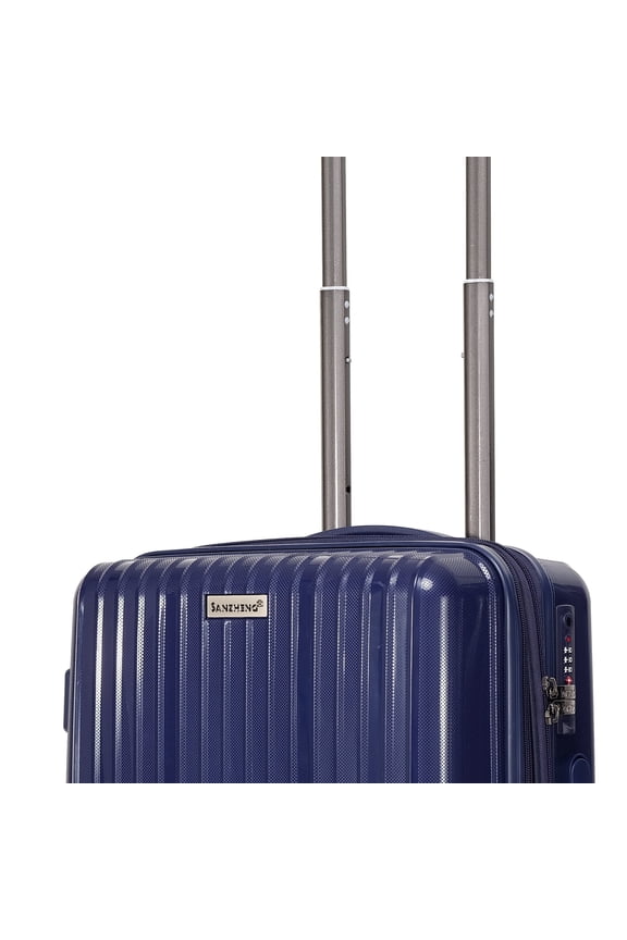 Travel Hard Case Luggage Sets 3 Piece,Luggage Set PP Material Travel Suitcase Set With Spinner Wheels for Men Women, 20''/24''/28'',Hard-sided Luggage