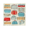 thumbnail image 1 of Travel Head Scarf, Vintage Suitcases Bon Voyage, Head Wrap, 3 Sizes, by Ambesonne, 1 of 2