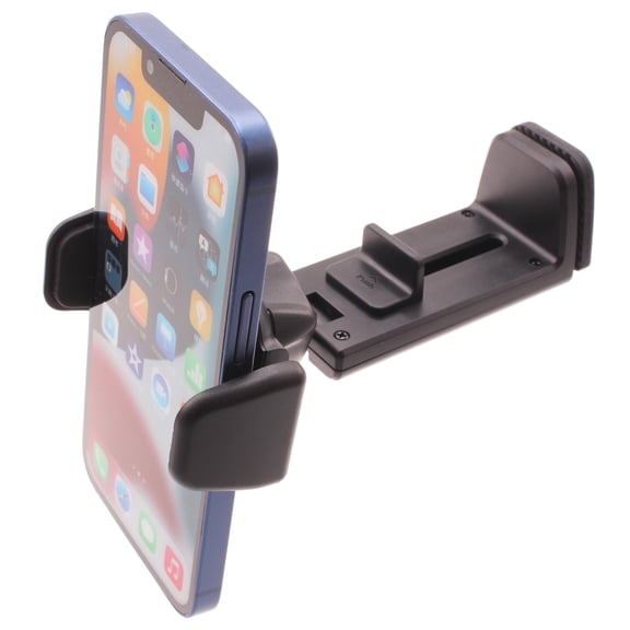 Travel Holder Phone Mount for iPhone 15/16/Plus/Pro/Pro Max/16e - Desktop Stand Airplane 360 Degree Rotation Cradle Hands Free Clamp
