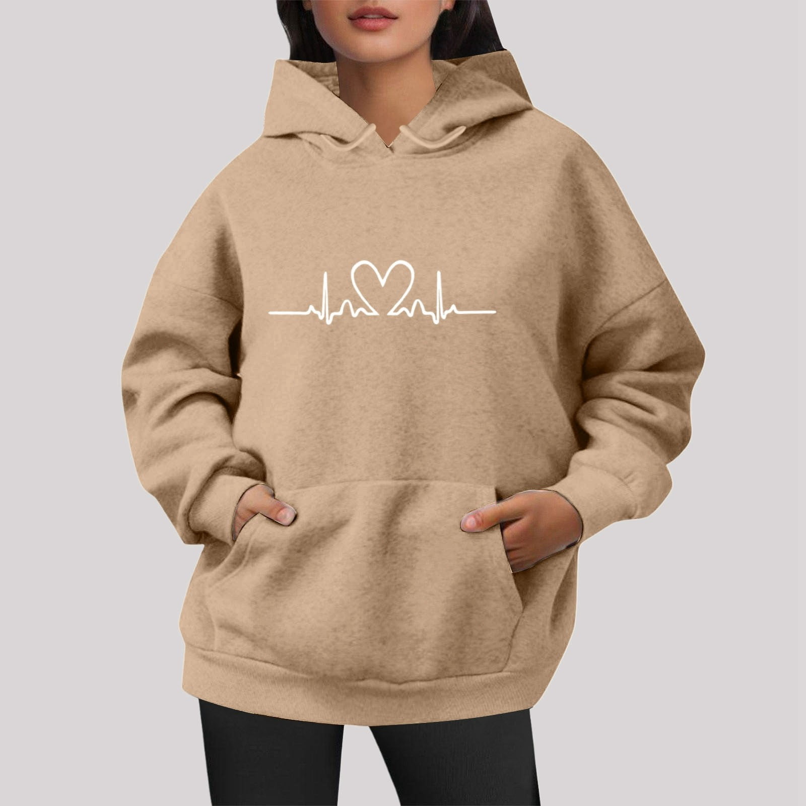 Travel Hoodie Women s Fashion Alphabet Print Loose Large Size Sports Drawstring Hooded Sweatshirt Top Cosy Fall Oversized Hoodie 2024 Womens Hoodies Hoodies Y2k Prime Deals Today Walmart
