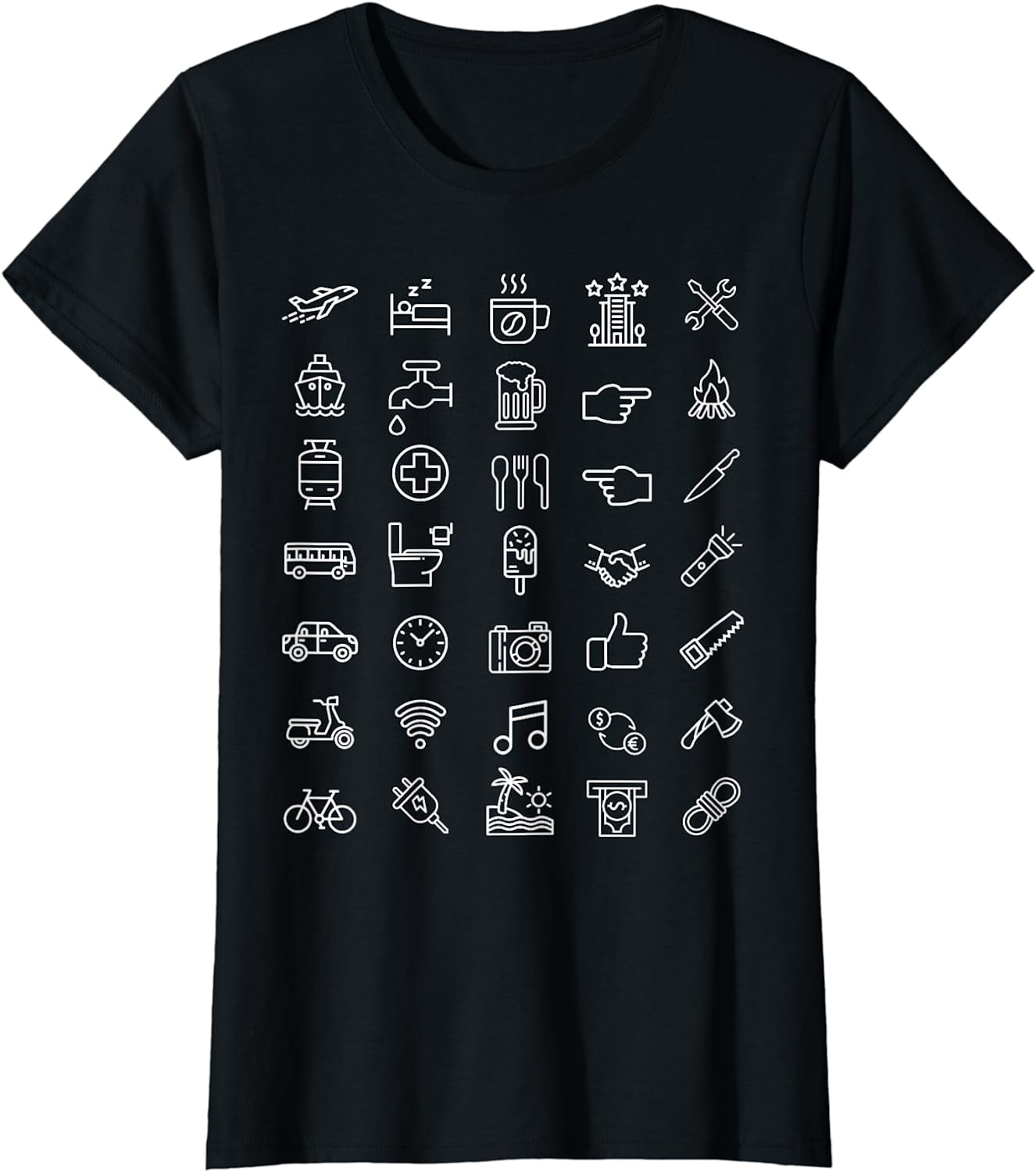 Travel Icon Language Travelling Shirt Travel Icon Language Travelling Shirt