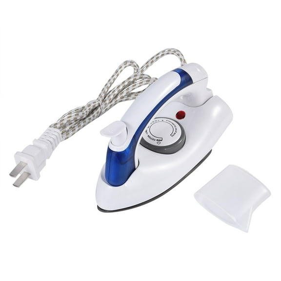 Travel Iron, Portable Foldable Folding Compact Handheld Steam Travel Iron Adjustable Temperature Control 110V