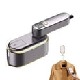 thumbnail image 1 of Travel Iron Purple Uk Standard, Travel Steamer for Clothes Multifunctional Travel Steamer Fast Heating Portable Steamers Handheld Size Steamers for Dress Shirt Home Travelling Use, 1 of 9