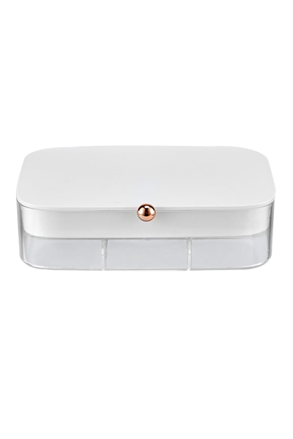 Travel Jewelry Box, Small Jewelry Organizer for Women Girls, Double Layer Portable Mini Travel Case