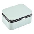 thumbnail image 1 of Travel Jewelry Case, 3.14" Small Jewelry Box, Travel Jewelry Organizer, Portable Jewelry Boxes for Women, PU Leather Mini Jewelry Travel Case, Travel Jewelry Box, Necklaces Earrings Organizer, 1 of 6