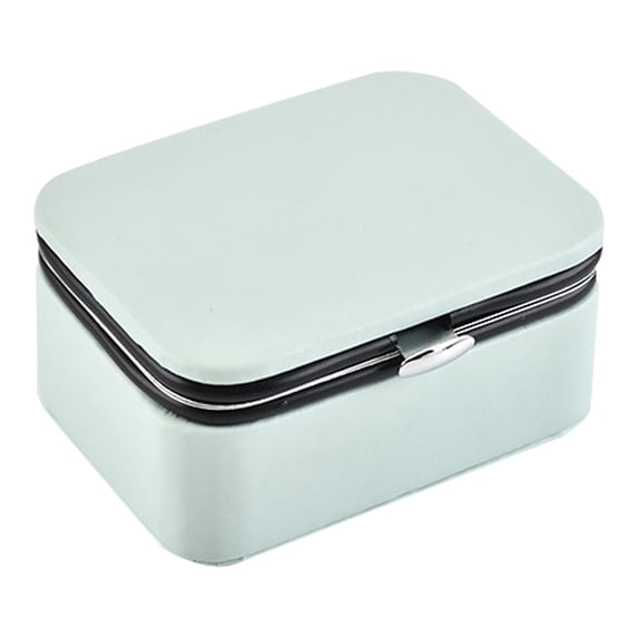 Travel Jewelry Case, 3.14" Small Jewelry Box, Travel Jewelry Organizer, Portable Jewelry Boxes for Women, PU Leather Mini Jewelry Travel Case, Travel Jewelry Box, Necklaces Earrings Organizer