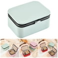 thumbnail image 1 of Travel Jewelry Case Jewelry Travel Organizer Small Portable Jewelry Boxes Travel Jewelry Organizer Jewellery Earring Necklaces Rings Bracelets for Women Girl, 1 of 8