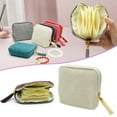 thumbnail image 1 of Travel Jewelry Case, Jewelry Zippered Pocket Case Travel Jewelry Bag Portable Organizer, Multi-Layer Storage with Zipper & Tassel for Earring Necklace Ring Bracelet for Girls Trip, Coin Purse, White, 1 of 9