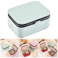 thumbnail image 1 of Travel Jewelry Case Organizer Earring Jewelry Display Storage Box Case Organizer Pu Jewelry Organizer Box Stylish And Compact For Earrings Jewelry Display Jewelry Organizers And Storage, 1 of 9
