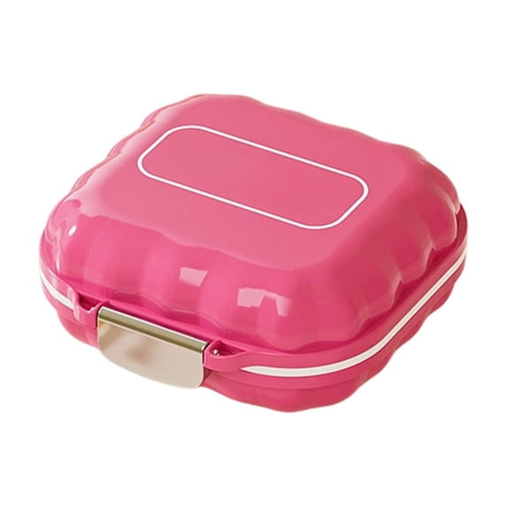 Travel Jewelry Case Portable Jewelry Box Ring Box Small Storage Organizer Leakproof Plastic for Earrings Necklaces Medicines Home Ornament Daily Commuting Makeup Business Trips