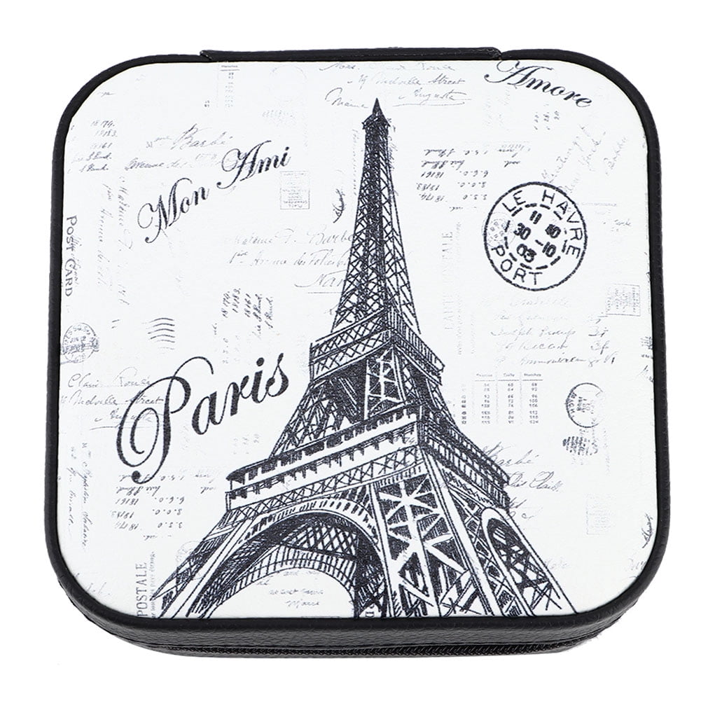 Travel Jewelry Case, Small Jewelry Box Portable Jewelry Travel Organizer Display Storage Case