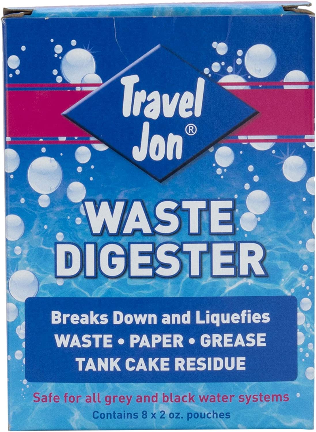 Travel Jon Waste Digester RV Tank Treatment RV Holding Tank