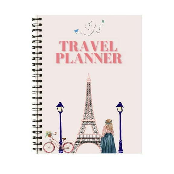 Travel Journal And Vacation Planner for Men And Women, Road Trip Organizer Notebook to Record Memories, Itineraries, And Packing Lists Harlik
