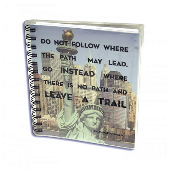 Travel Journal - New York : Do not follow where the path may lead. (Edition 1) (Paperback)