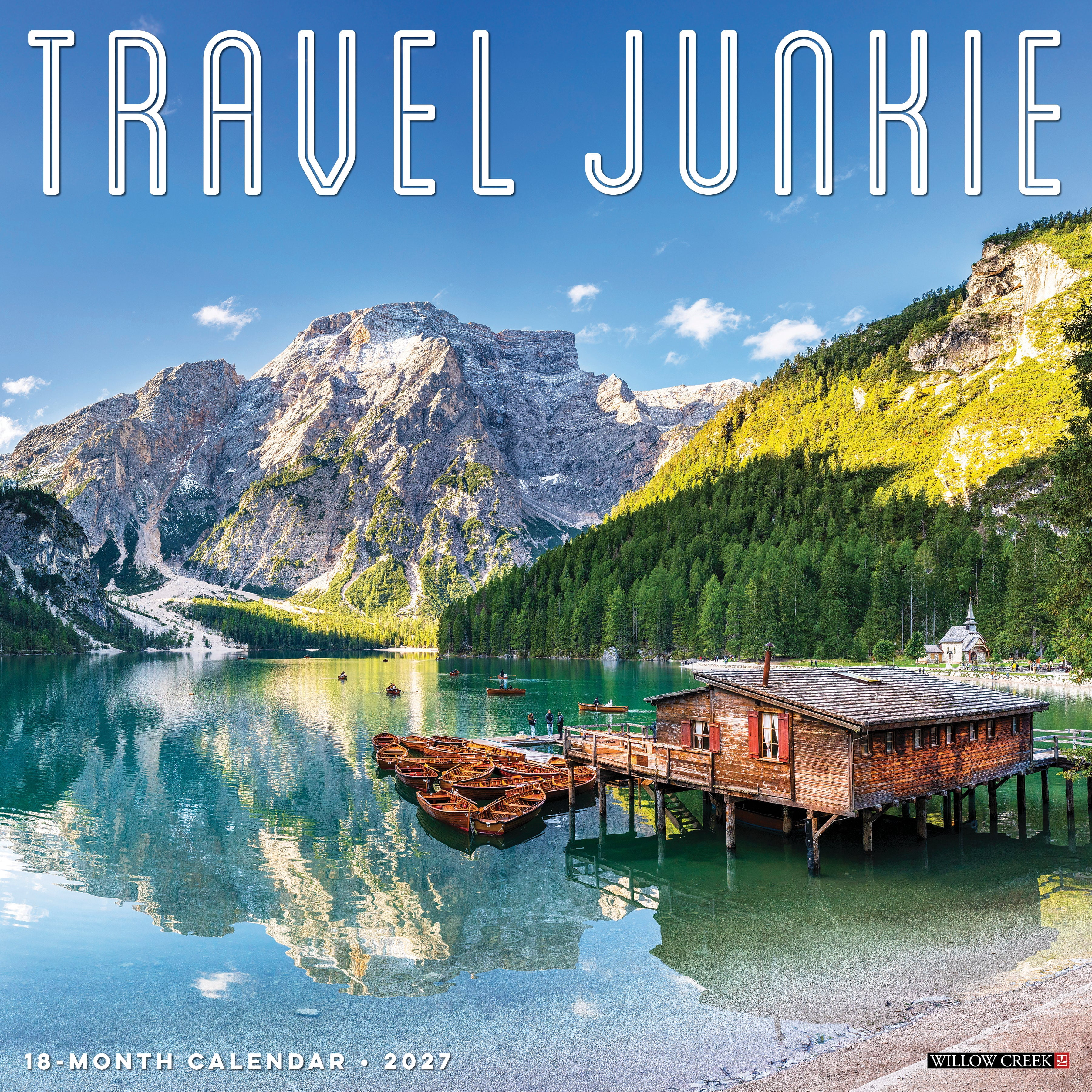 Willow Creek Press, Travel Junkie 2027 Wall Calendar