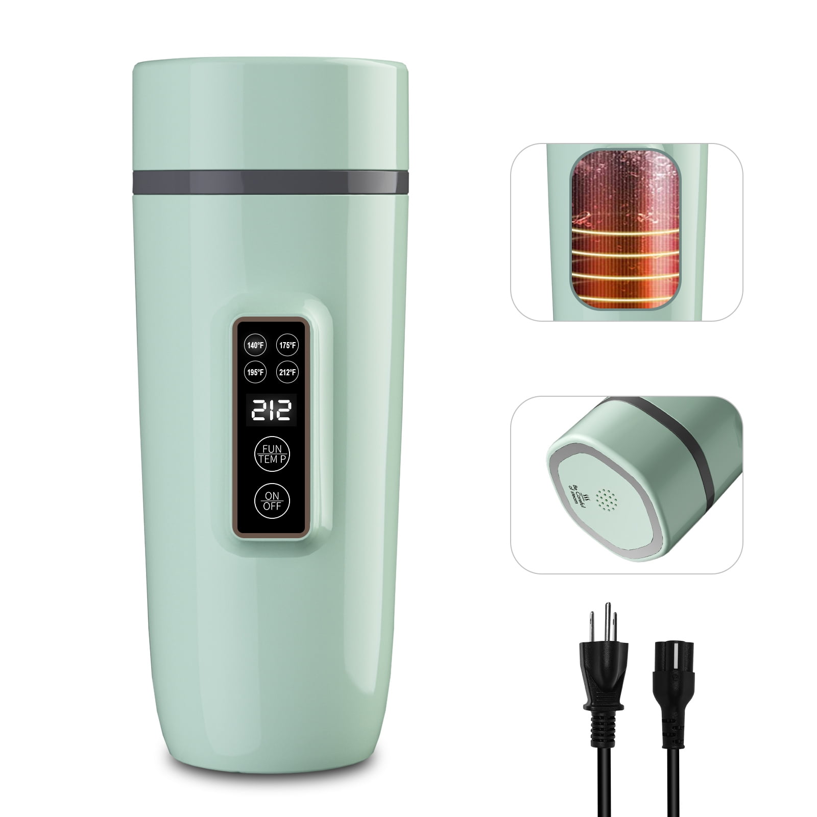 Portable Travel Electric 3 in 1 Kettle Thermal Cup 300ML – TheWokeNest
