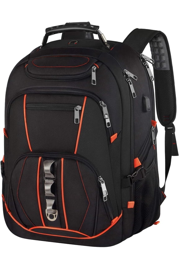 Travel Laptop Backpack, 18.4 inch Gaming Laptop Backpacks with USB Port,Big Capacity TSA Friendly RFID Anti Pocket Durable College unisex Heavy Duty Computerbag