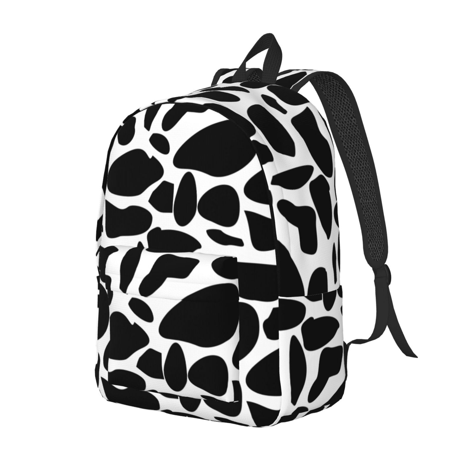 Travel Laptop Backpack - Cow Print Lightweight Canvas Backpack, Wear Resistant Computer Backpack Bag Fit {sizeName} Laptop for Men Women with Adjustable Padded Shoulder Straps