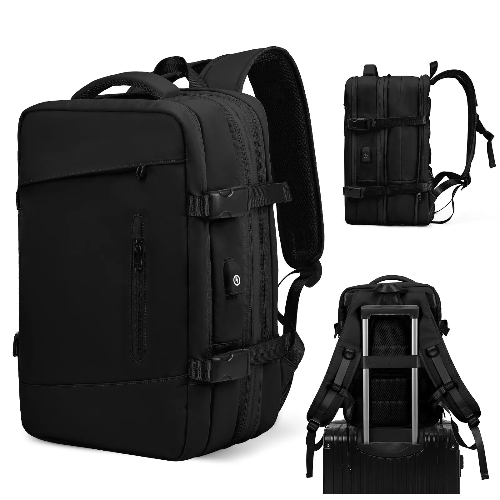 Travel Laptop Backpack, Extra Large 2540L Expandable Carry On Backpack
