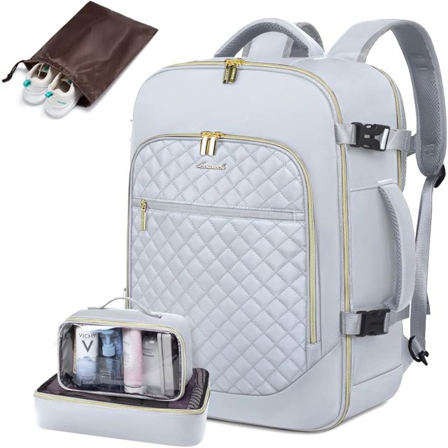 Travel Laptop Backpack For Women, 40L Large Carry On Backpack Flight
