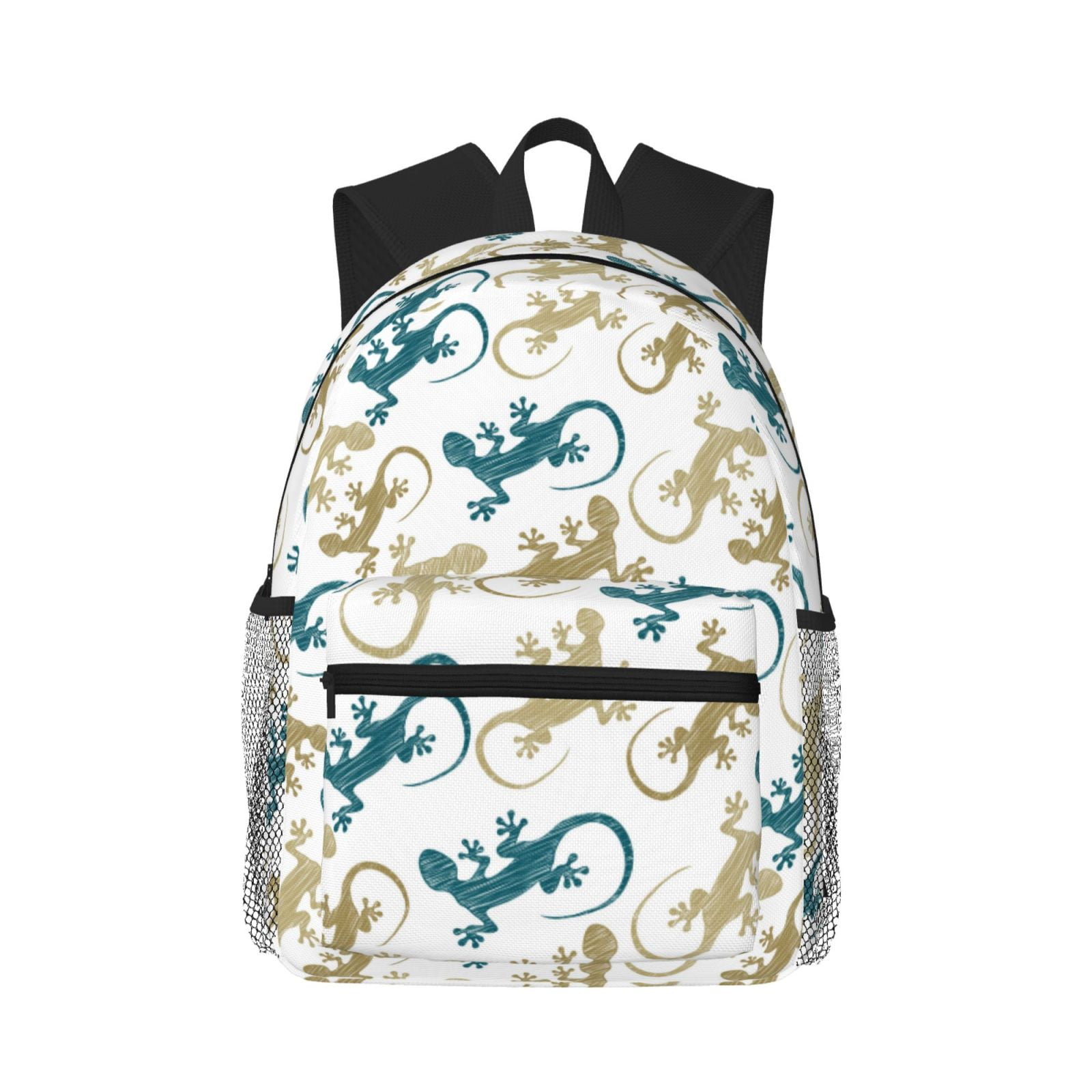 Travel Laptop Backpack For Women And Men, Artistic Cute Lizard Gecko_A ...
