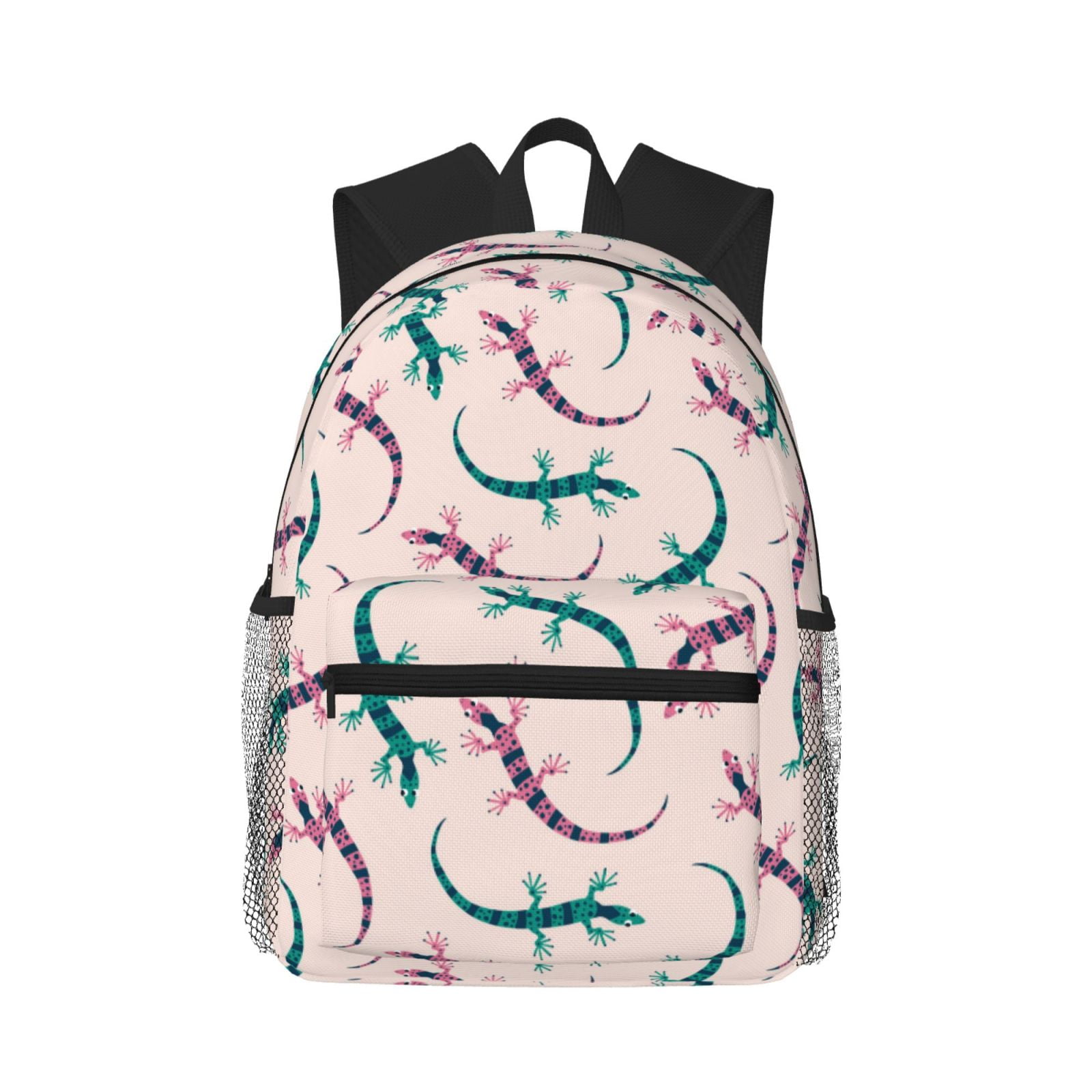 Travel Laptop Backpack For Women And Men, Bohemian Cute Lizard Gecko_A ...