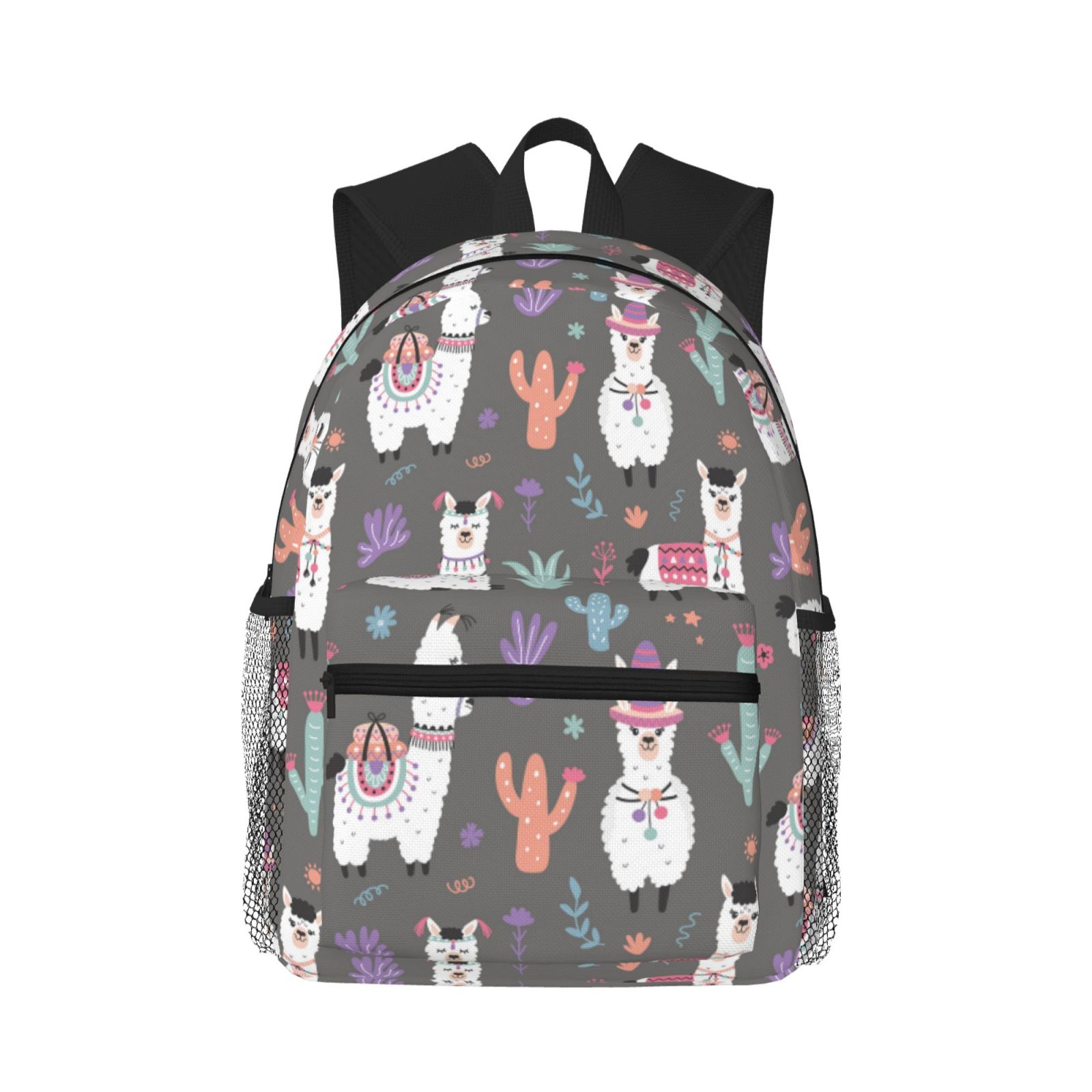 Mini Rucksack Comical Travel Laptop Backpack For Women And Men, Cartoon Funny Cute Alpaca ...