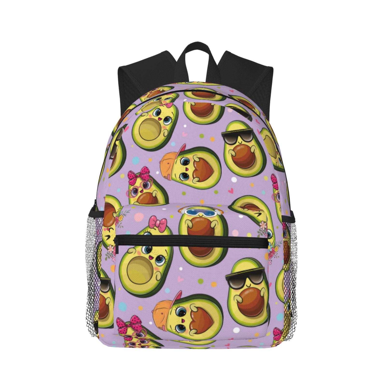Travel Laptop Backpack For Women And Men, Cute Cartoon Avocado Computer ...