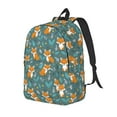 thumbnail image 1 of Travel Laptop Backpack - Fox Pattern No.9070 Lightweight Canvas Backpack, Wear Resistant Computer Backpack Bag Fit {sizeName} Laptop for Men Women with Adjustable Padded Shoulder Straps, 1 of 6