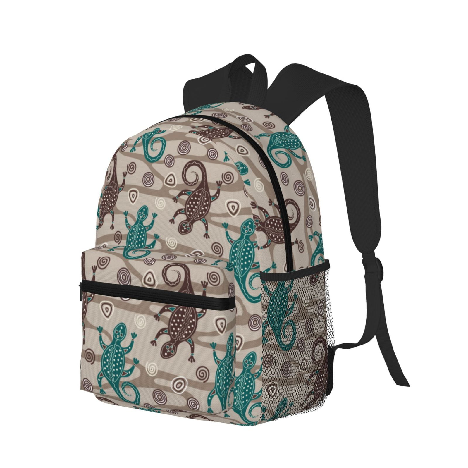 Travel Laptop Backpack for Men Women - Artsy Cute Gecko Lizard Water ...