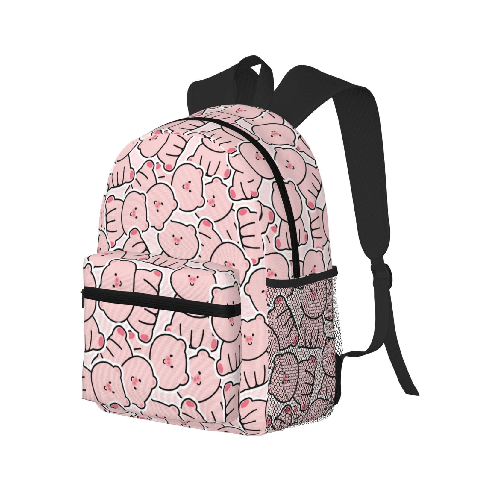 Travel Laptop Backpack for Men Women Minimalist Cute Pink Pig Water Resistant Beach Backpack Lightweight Backpack with Laptop Compartment Travel Backpack with Adjustable Carry Straps Walmart