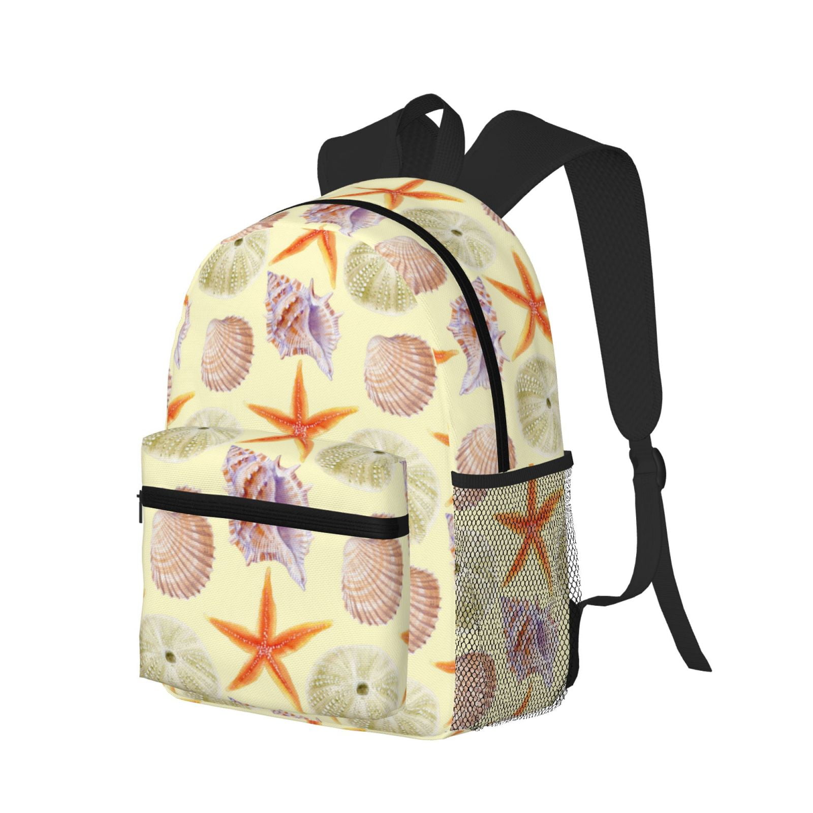 Travel Laptop Backpack for Men Women - Starfish Conch Shells Water ...