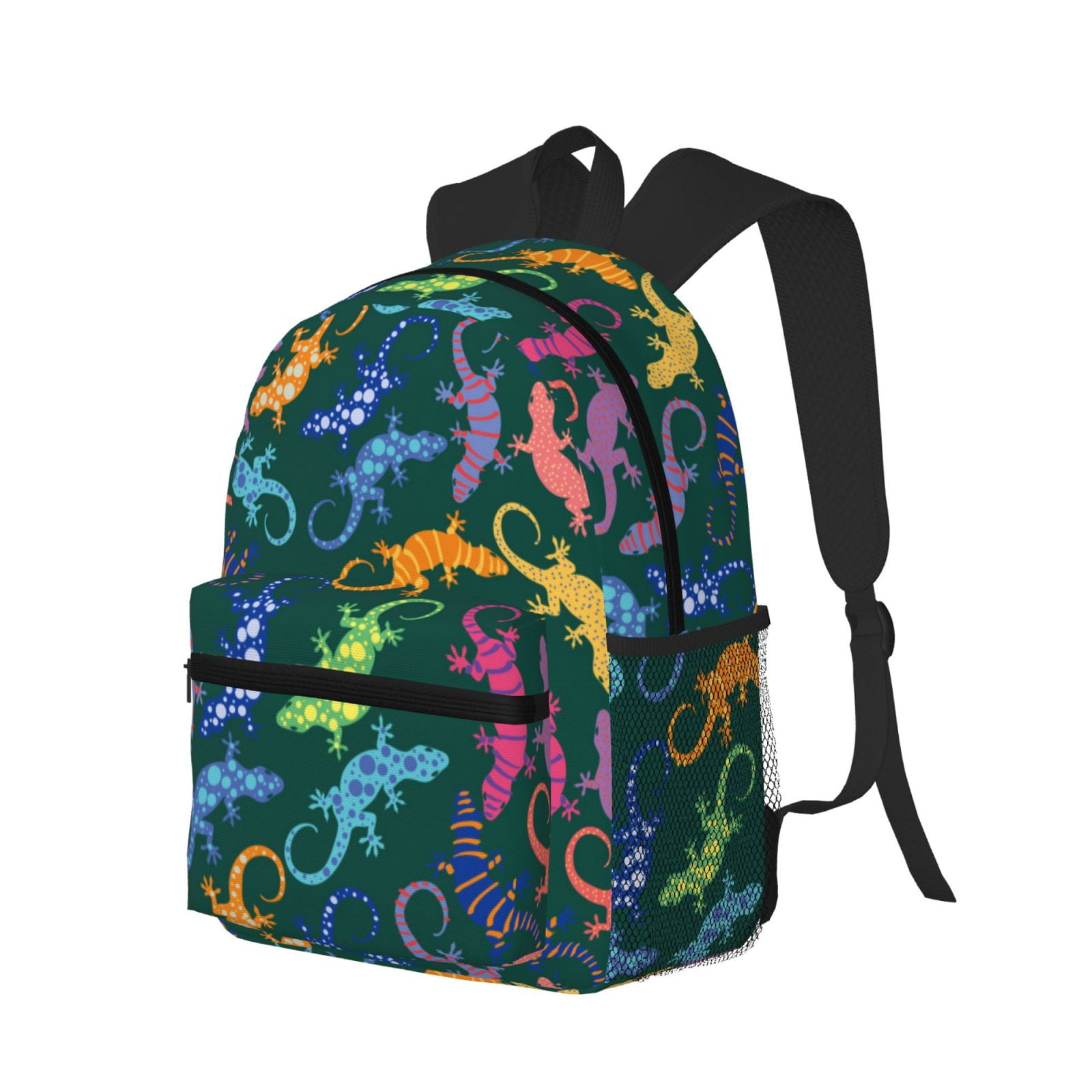 Travel Laptop Backpack for Men Women - Tropical Lizard Gecko Colorful ...