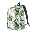 thumbnail image 1 of Travel Laptop Backpack - Modern Parrot Toucan Cockatoo Lightweight Canvas Backpack, Wear Resistant Computer Backpack Bag Fit {sizeName} Laptop for Men Women with Adjustable Padded Shoulder Straps, 1 of 6