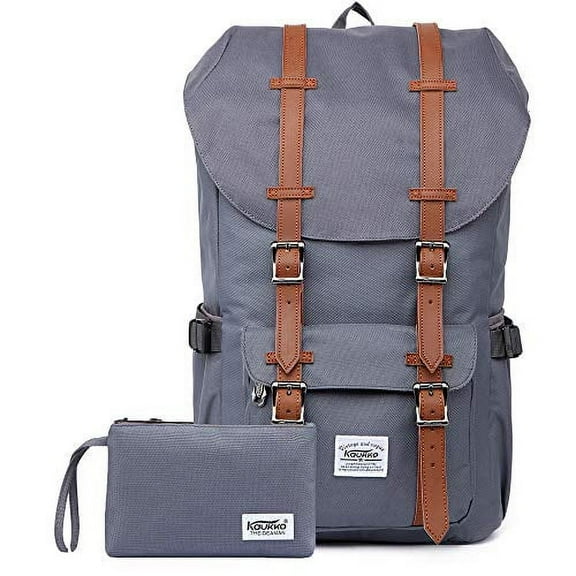 Travel Laptop Backpack, Outdoor Rucksack, School backpack Fits 15.6(Nylon Grey2pc)