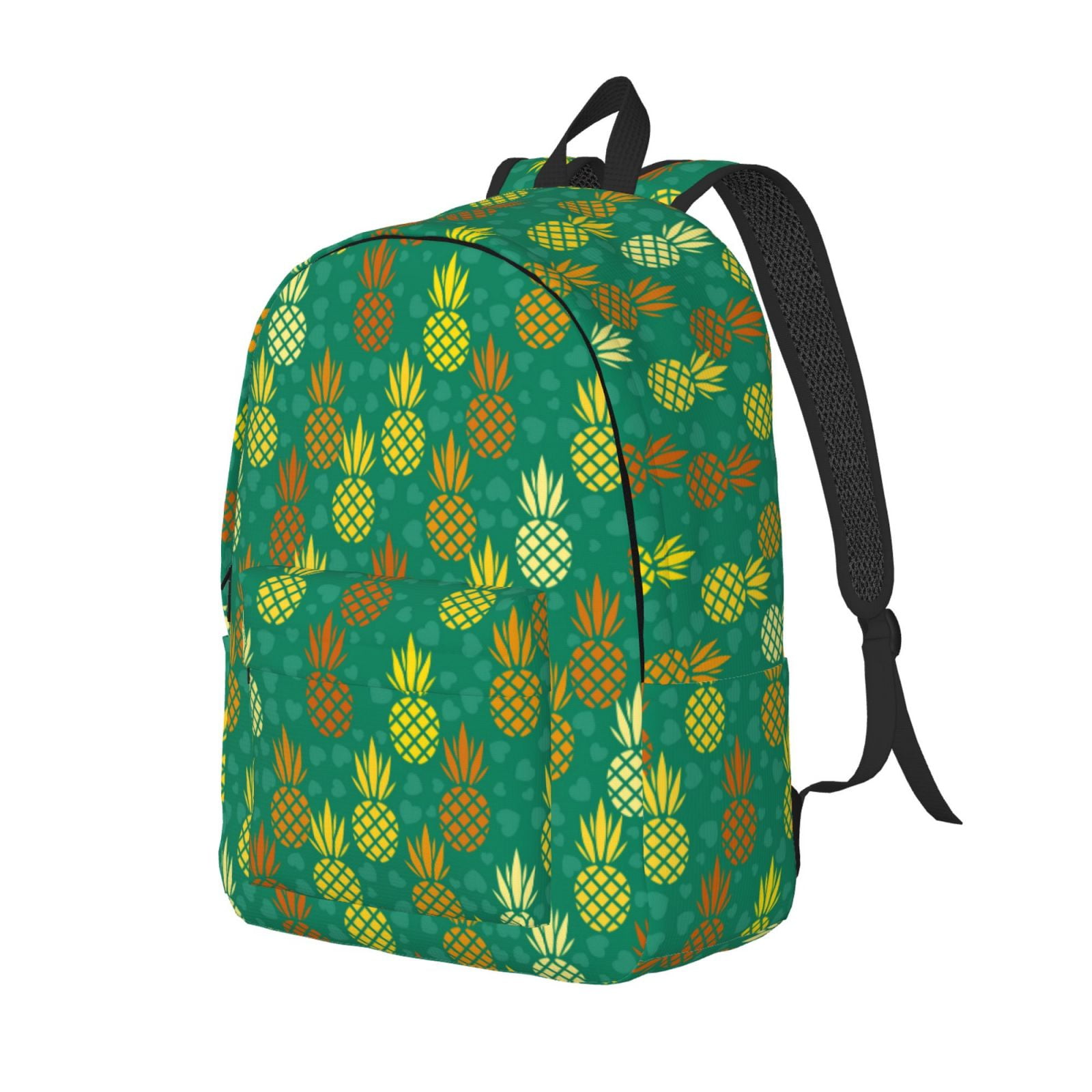 Travel Laptop Backpack - Pineapples1 Lightweight Canvas Backpack, Wear Resistant Computer Backpack Bag Fit {sizeName} Laptop for Men Women with Adjustable Padded Shoulder Straps