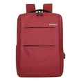 thumbnail image 1 of Travel Laptop Backpack With USB Charging Port Business Backpack With Luggage Straps For Women And Men Red, 1 of 9