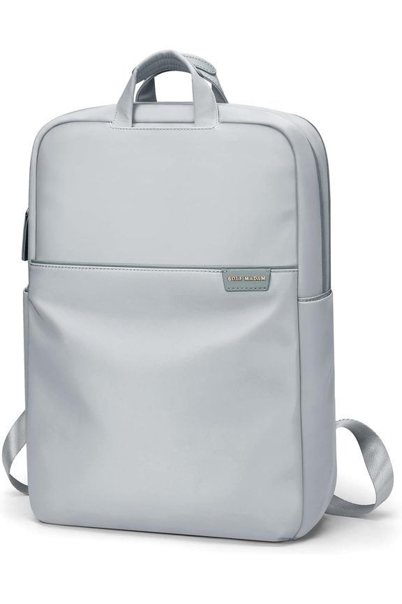 Travel Laptop Backpack for Women Anti Slim Durable College Bookbag Business Bag Fit 13.3Inch Notebook (Pale Grey, 13.3Inch)