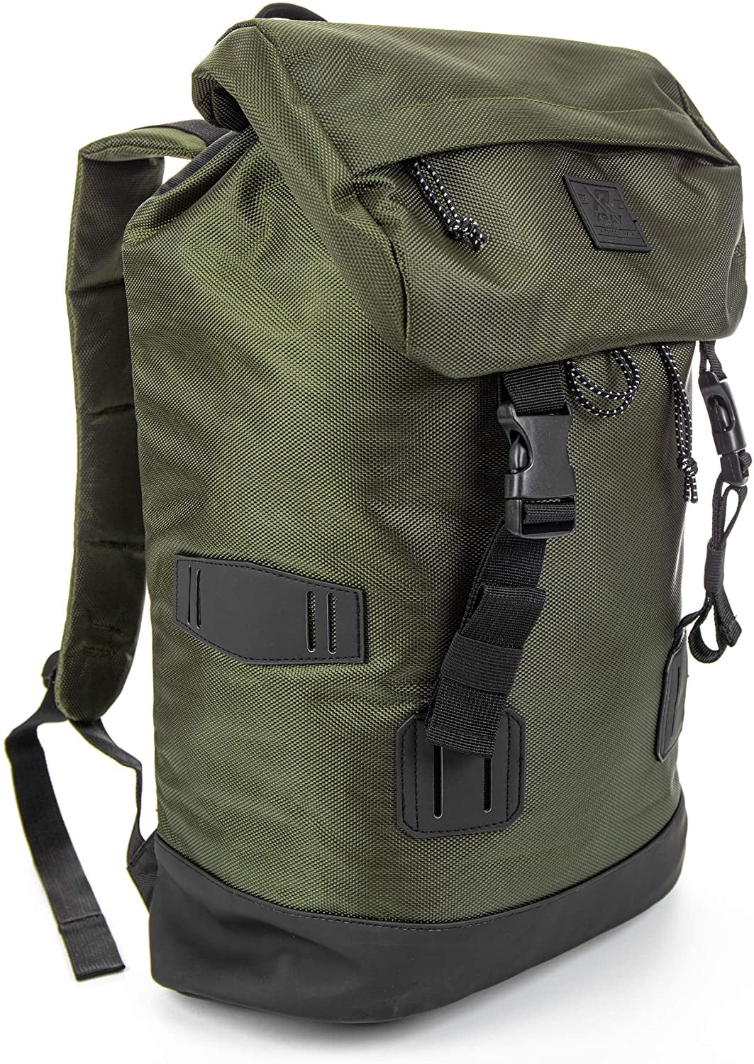 Travel Laptop Carry on Rucksack Backpack, Lightweight Durable Water Resistant Bag for Work School College, Gifts for Men and Women, Fits 15.6 inch Notebook (Dark Olive)