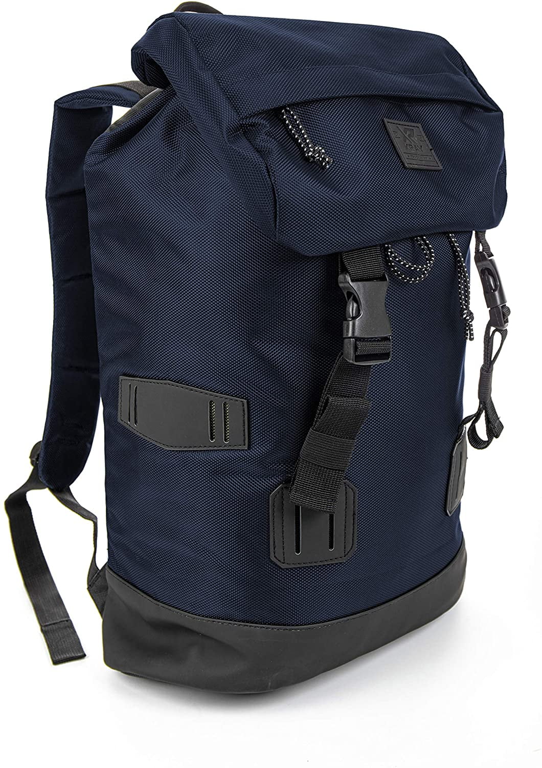 Travel Laptop Carry on Rucksack Backpack, Lightweight Durable Water Resistant Bag for Work School College, Gifts for Men and Women, Fits 15.6 inch Notebook (Navy/Black)