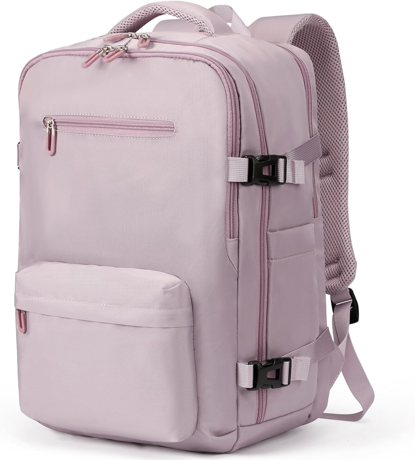 Travel Laptops Backpack for Women Men, Casual Work Bag 17inch Backpack Airline Approved Backpack for Hiking Business (Pink khaki) Travel Laptops Backpack for Women Men, Casual Work Bag 17inch Backpack Airline Approved Backpack for Hiking Business (Pink khaki)