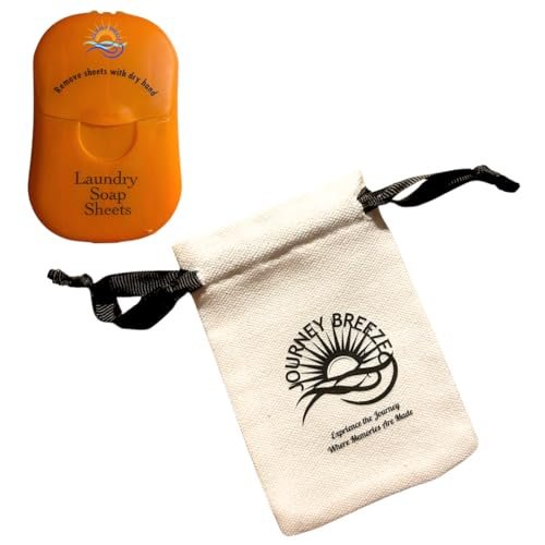 Travel Laundry Detergent Sheets Portable, and Efficient, Great for