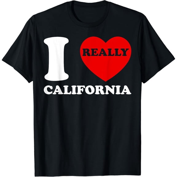 Travel Lover I Love California Heart Cali State CA Souvenir T-Shirt mens t shirt，black，women，funny，misfits，men，journey