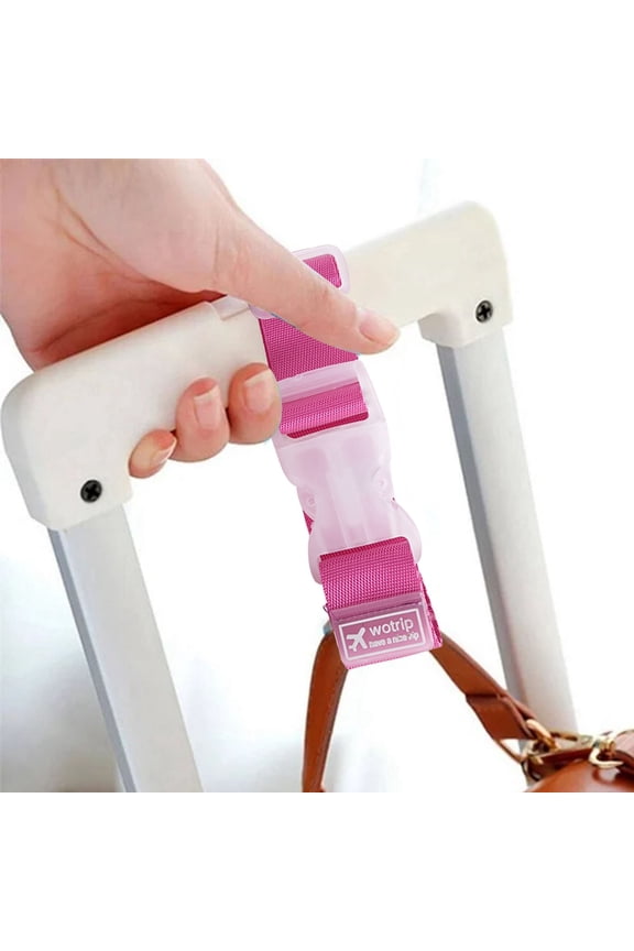 Travel Luggage Strap Buckle Suitcase Strap Travel Bag Backpack Fixed Lanyard Adjustable for Secure Packing