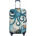 thumbnail image 1 of Travel Luggage Cover Ocean Octopus Suitcase Protector Washable Baggage Covers (for 29-32 inch luggage), 1 of 1