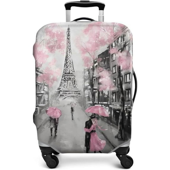 Travel Luggage Cover Luggage Protective Cover Fits 18-32 Inch Luggage Wheel Cover Patterned Travel Related Items Floral Luggage Cover Elastic Luggage Anti-scratch Luggage Cover Three Piece Set