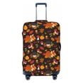thumbnail image 1 of Travel Luggage Cover Protector - Autumn Hedgehog and Fox Cute Anti-Scratch Suitcase Covers Fits 18-32 Inch Luggage, 1 of 5