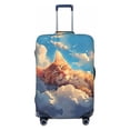 thumbnail image 1 of Travel Luggage Cover Protector - Cloud Sleeping Cat Anti-Scratch Suitcase Covers Fits 18-32 Inch Luggage, 1 of 5